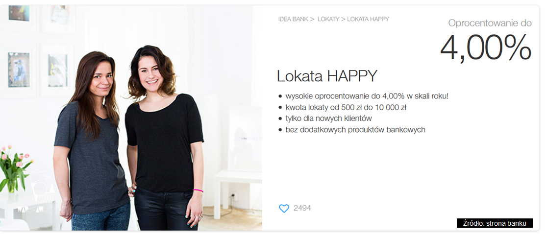 lokata happy idea bank