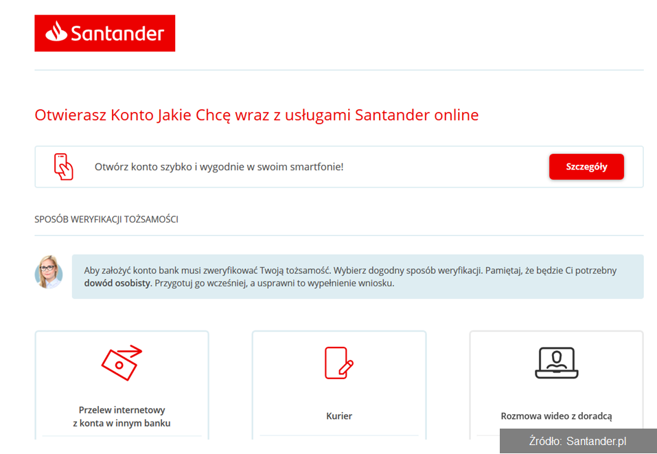 santander-konto-zakładanie